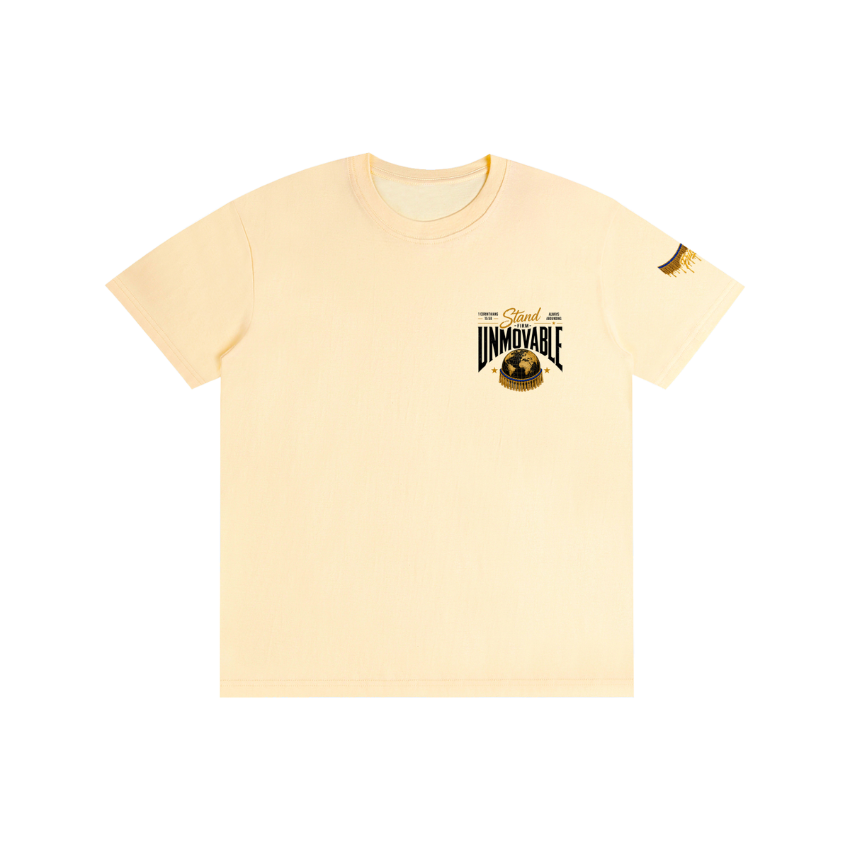 "Unmovable Tee" Pure Cotton Unisex T-Shirt