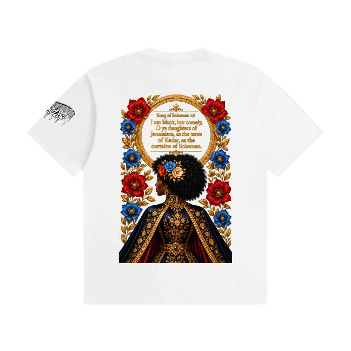 "Song of Solomon 1:5" Unisex Seamless Cotton T-Shirt