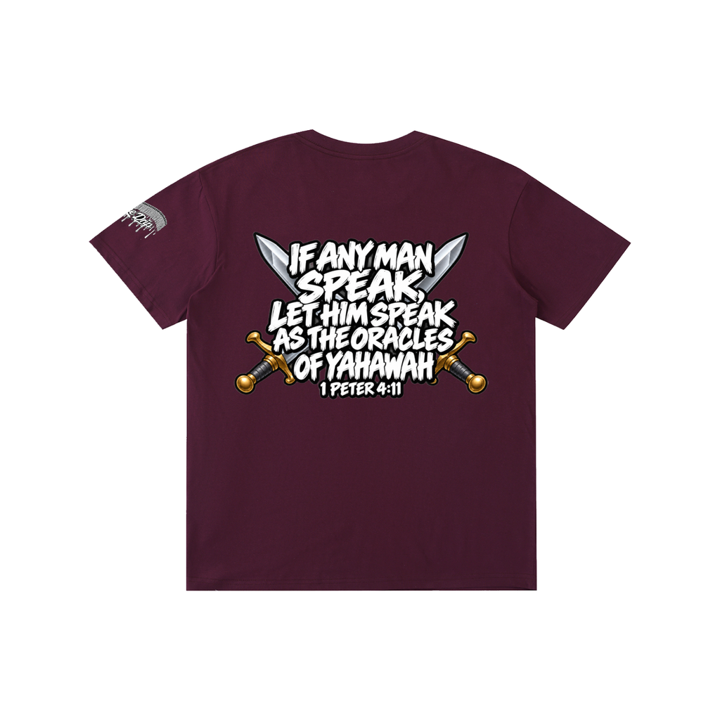 "1 Peter 4:11" Pure Cotton Unisex T-Shirt