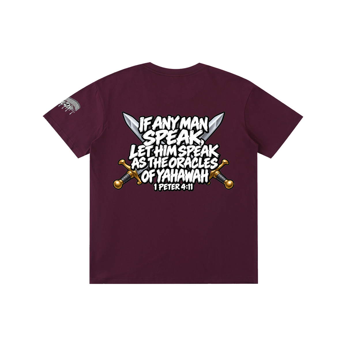 "1 Peter 4:11" Pure Cotton Unisex T-Shirt