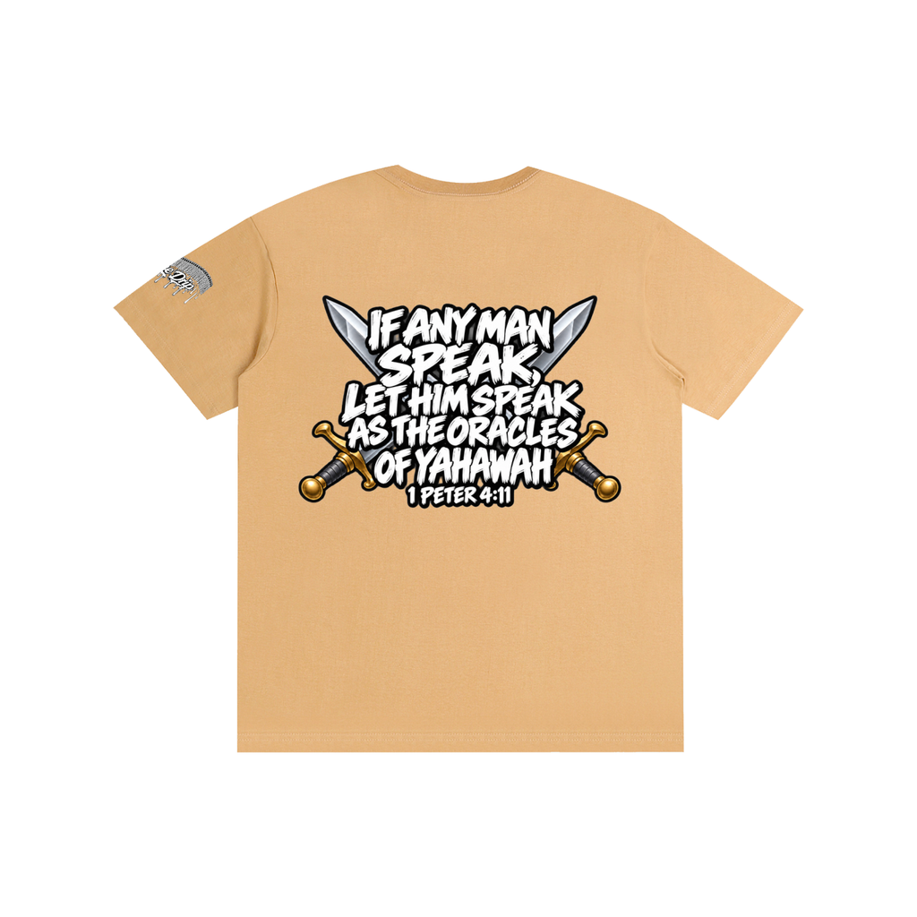 "1 Peter 4:11" Pure Cotton Unisex T-Shirt