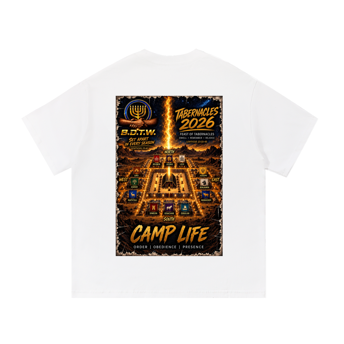 "BDTW Tabernacles" Essential Cotton T-Shirt
