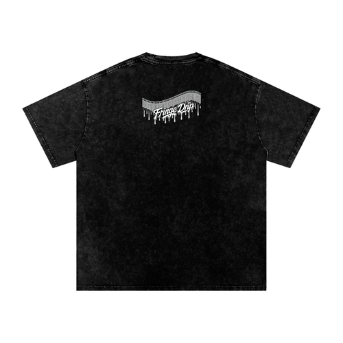 "Men's Walk With TMH" Snow Washed Oversized Cotton T-Shirt