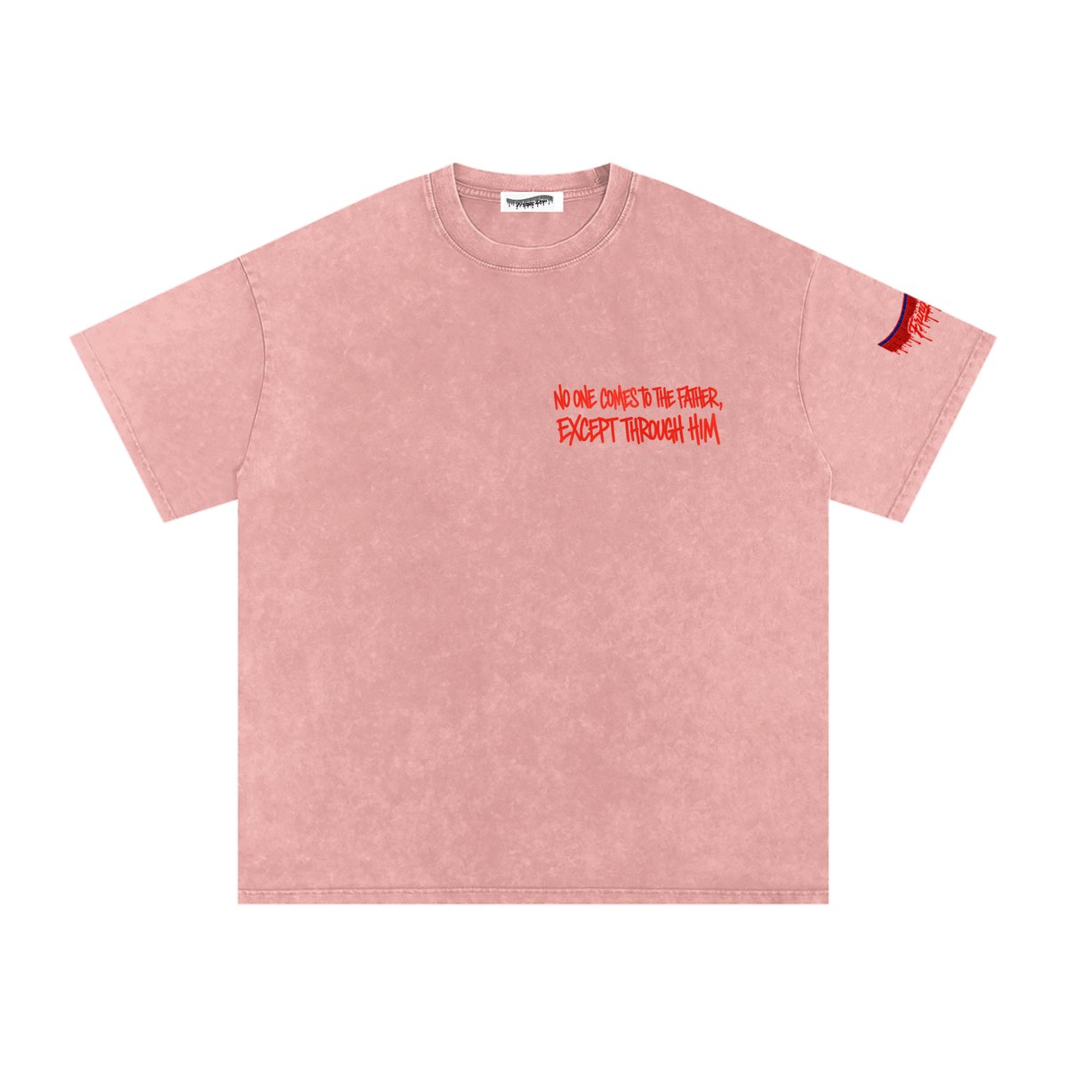 "The Way Tee" Snow Washed Oversized Cotton T-Shirt