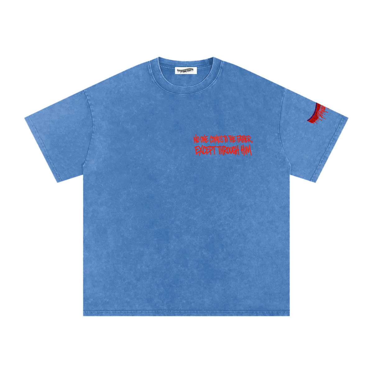 "The Way Tee" Snow Washed Oversized Cotton T-Shirt