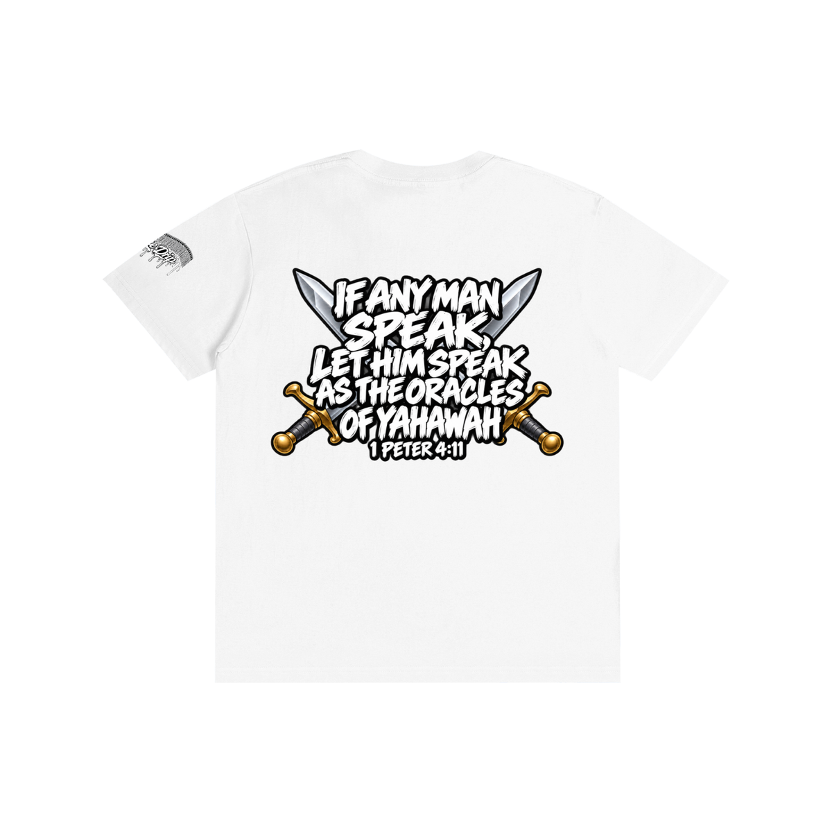 "1 Peter 4:11" Pure Cotton Unisex T-Shirt