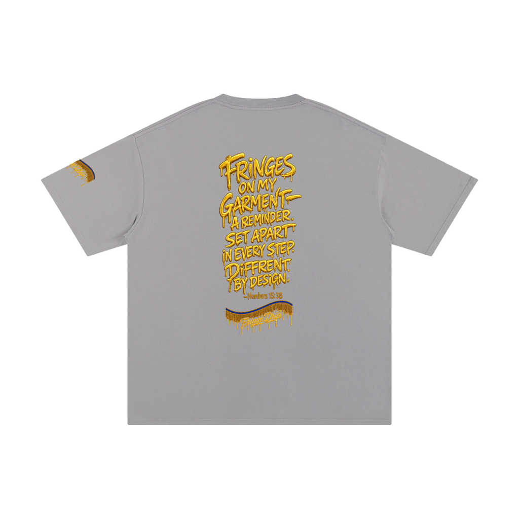 "Fringe Drip Signature Tee" Unisex Pure Cotton T-Shirt