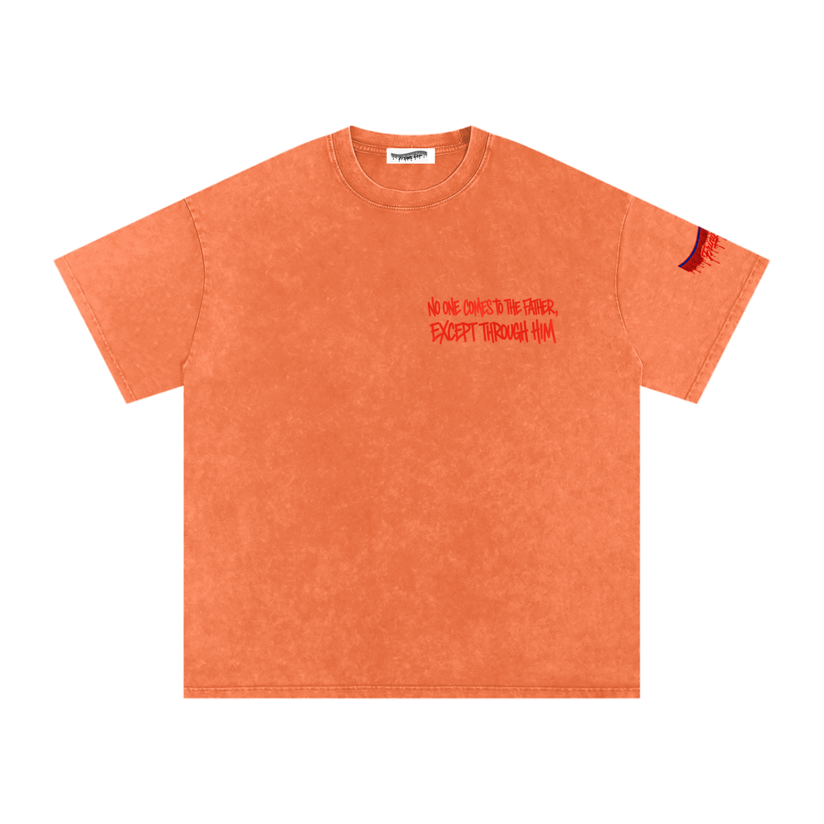 "The Way Tee" Snow Washed Oversized Cotton T-Shirt