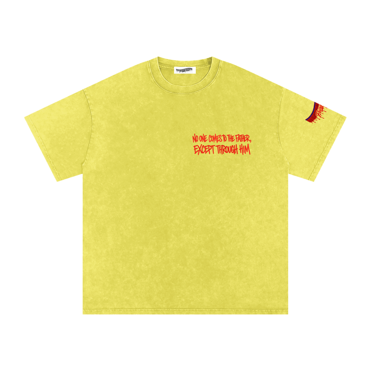 "The Way Tee" Snow Washed Oversized Cotton T-Shirt