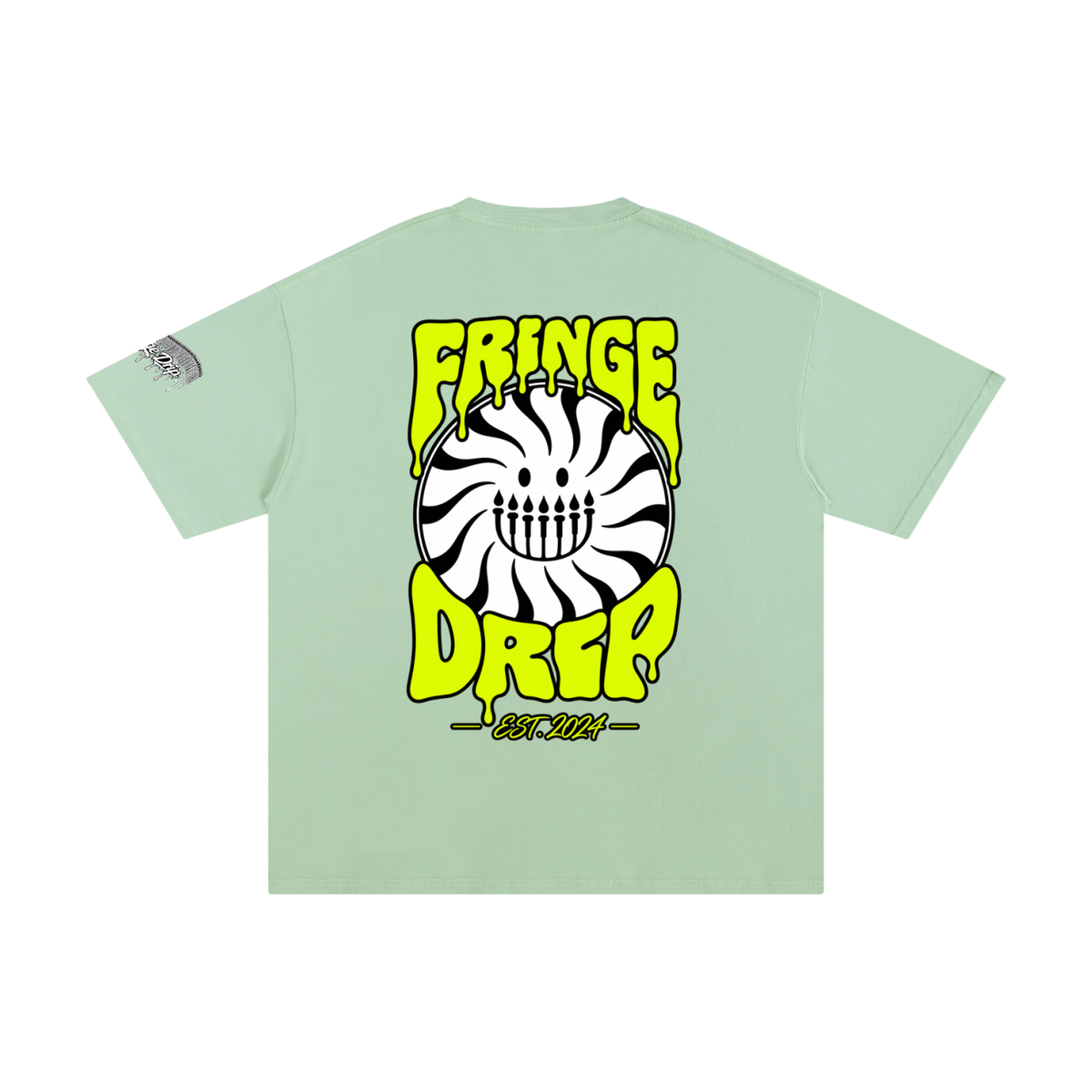 "Wavy Drip Tee" Unisex Pure Cotton T-Shirt