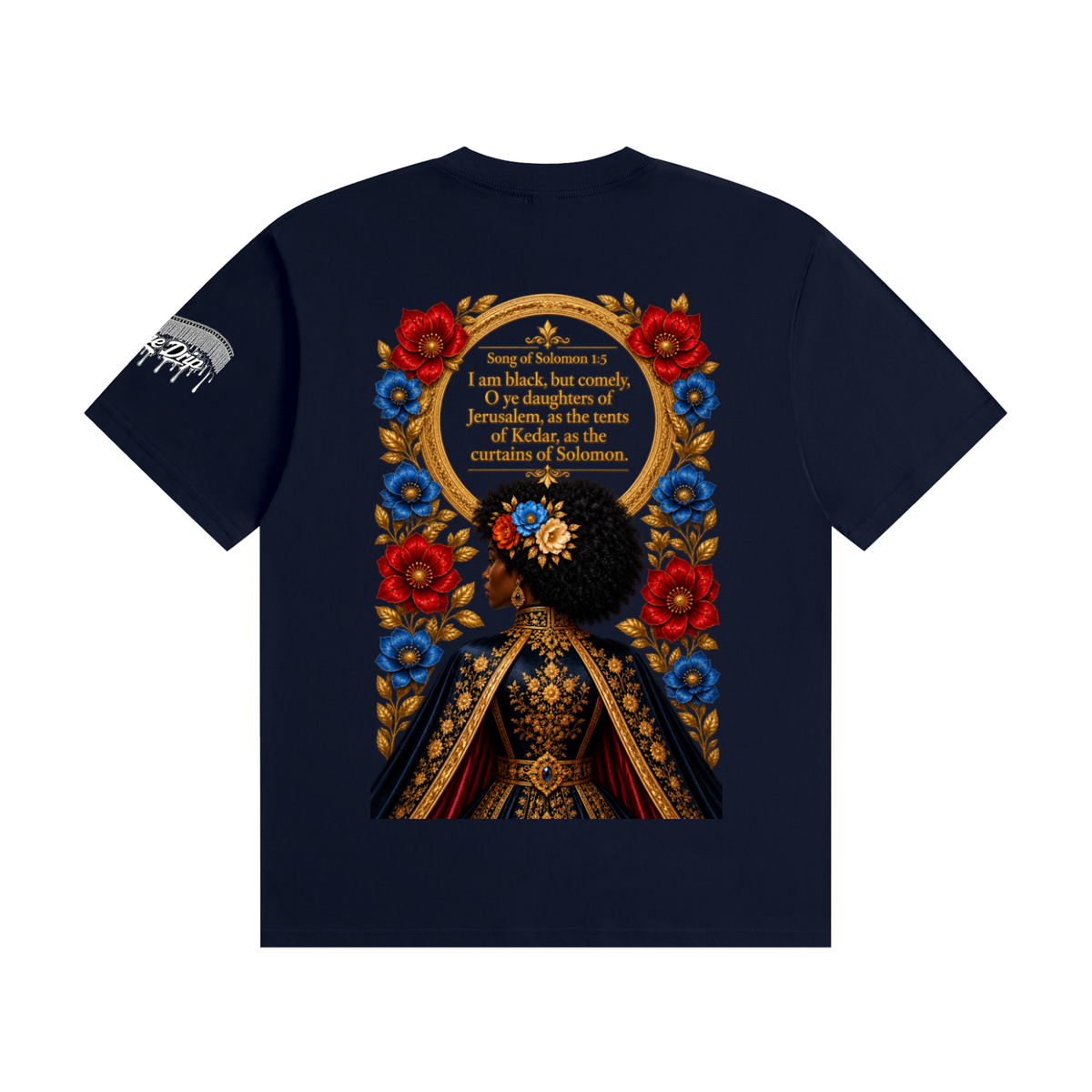"Song of Solomon 1:5" Unisex Seamless Cotton T-Shirt