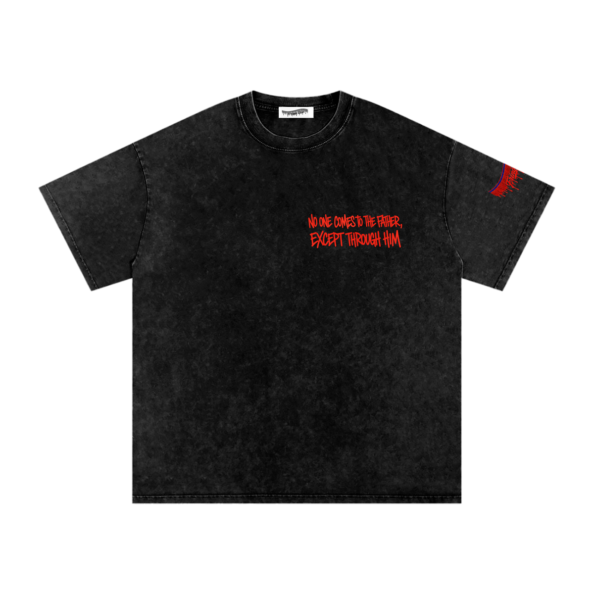 "The Way Tee" Snow Washed Oversized Cotton T-Shirt