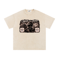 "Walk With TMH" Snow Washed Oversized Cotton T-Shirt