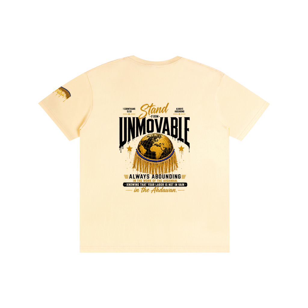 "Unmovable Tee" Pure Cotton Unisex T-Shirt