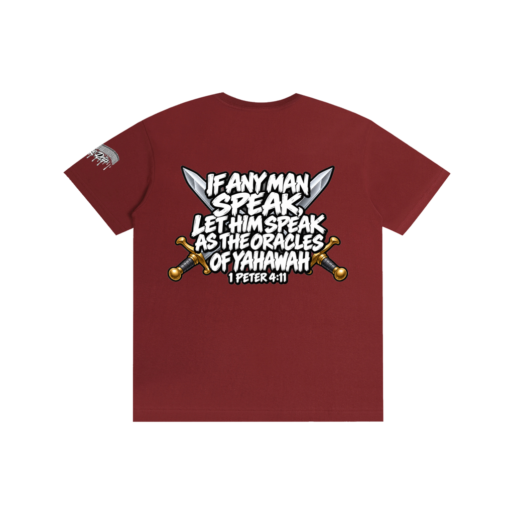 "1 Peter 4:11" Pure Cotton Unisex T-Shirt