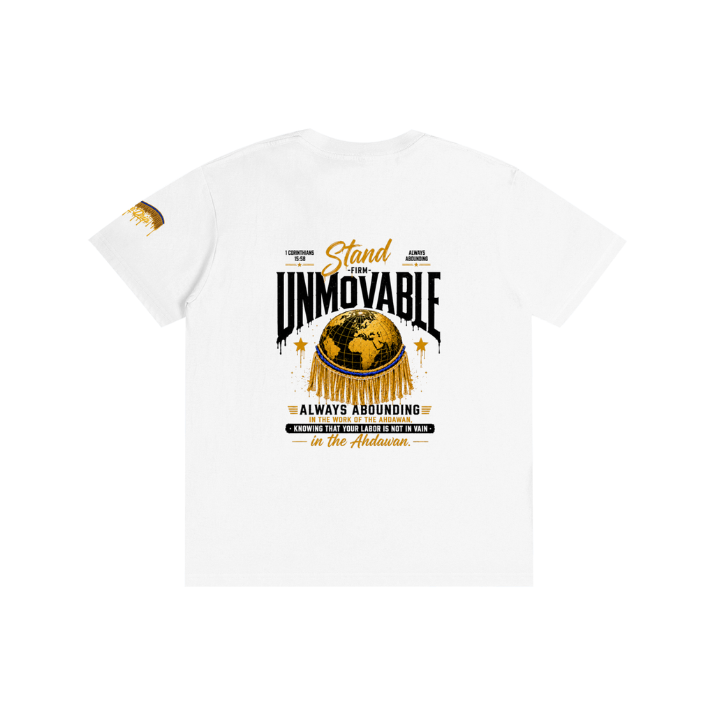 "Unmovable Tee" Pure Cotton Unisex T-Shirt