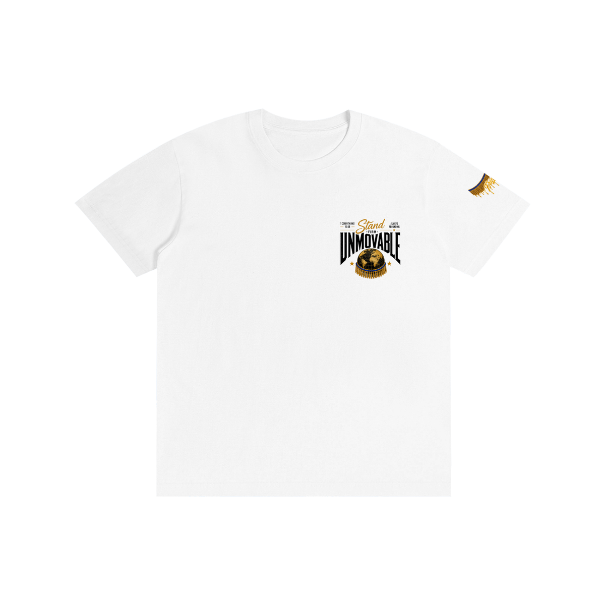 "Unmovable Tee" Pure Cotton Unisex T-Shirt