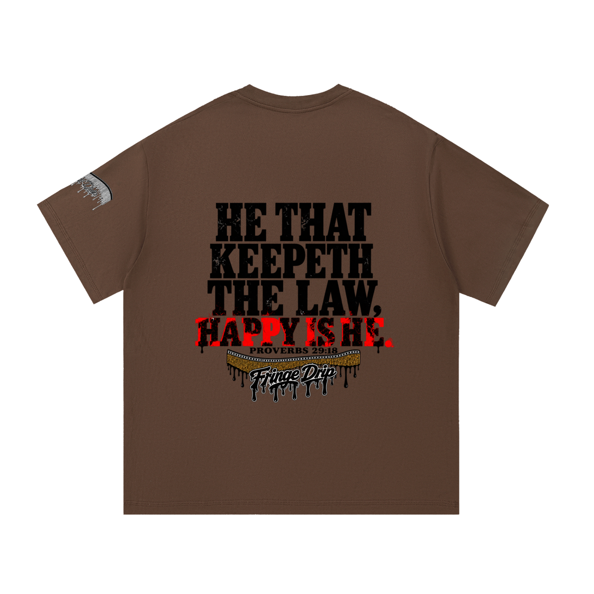 "Happy Is He" Essential Cotton T-Shirt