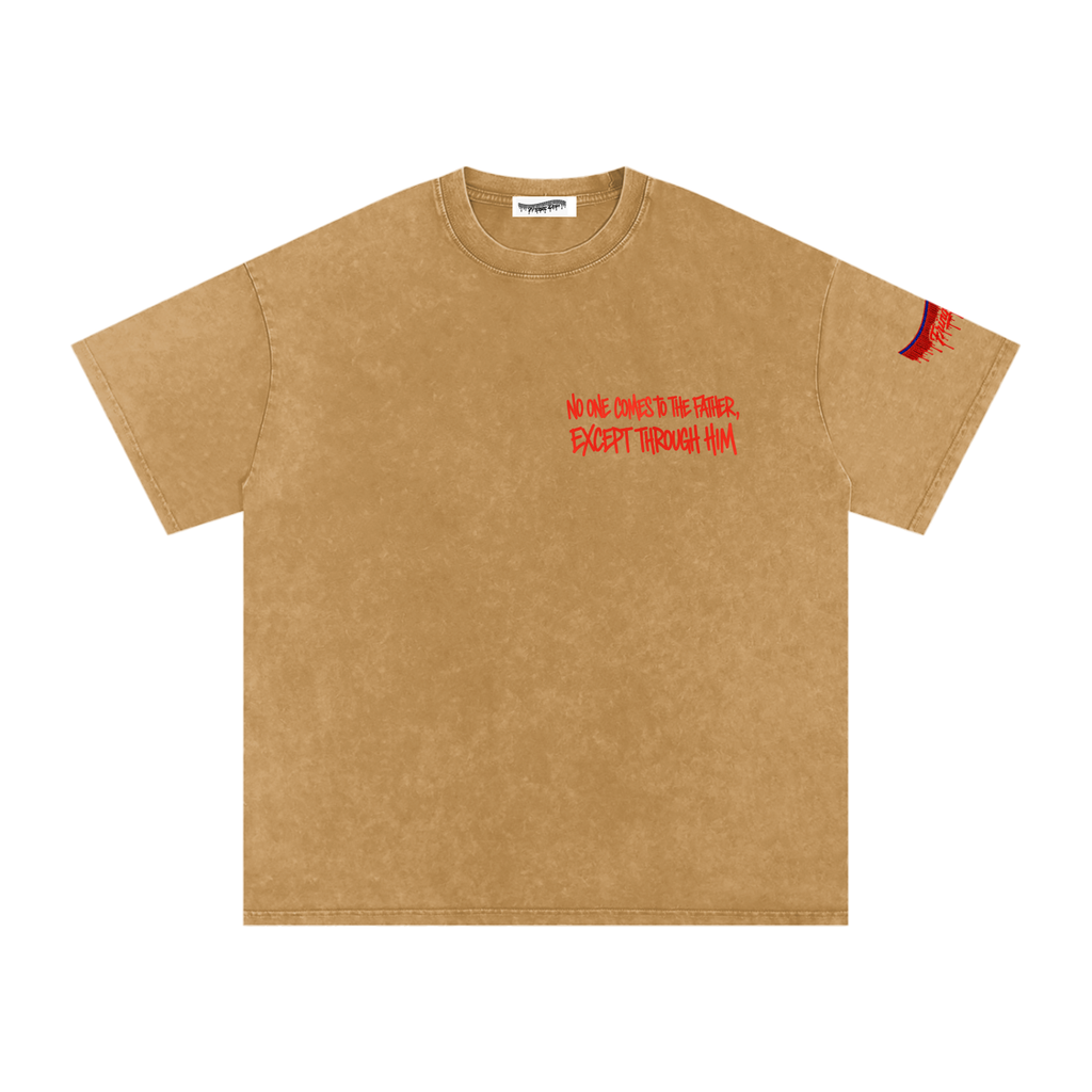 "The Way Tee" Snow Washed Oversized Cotton T-Shirt