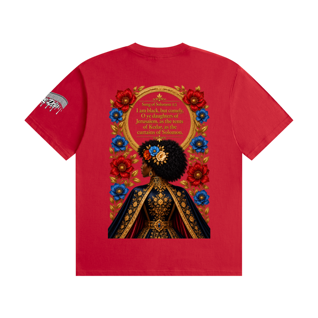 "Song of Solomon 1:5" Unisex Seamless Cotton T-Shirt