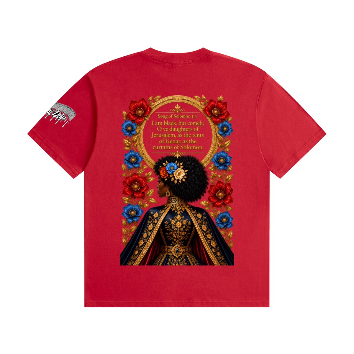 "Song of Solomon 1:5" Unisex Seamless Cotton T-Shirt