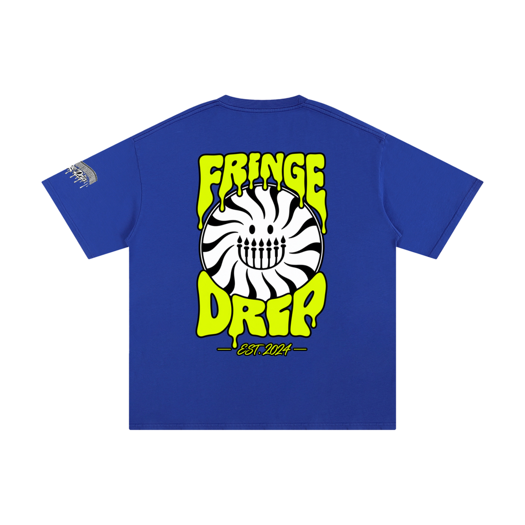 "Wavy Drip Tee" Unisex Pure Cotton T-Shirt