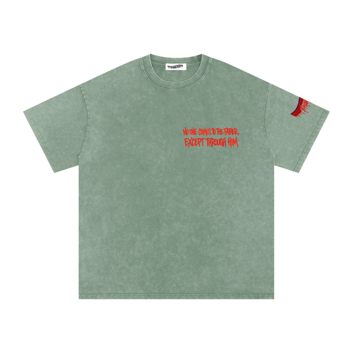 "The Way Tee" Snow Washed Oversized Cotton T-Shirt
