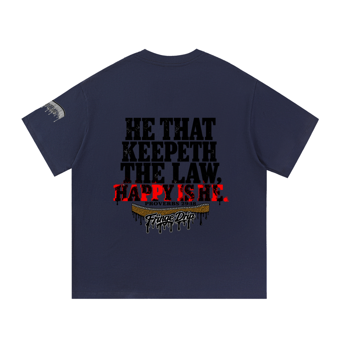 "Happy Is He" Essential Cotton T-Shirt