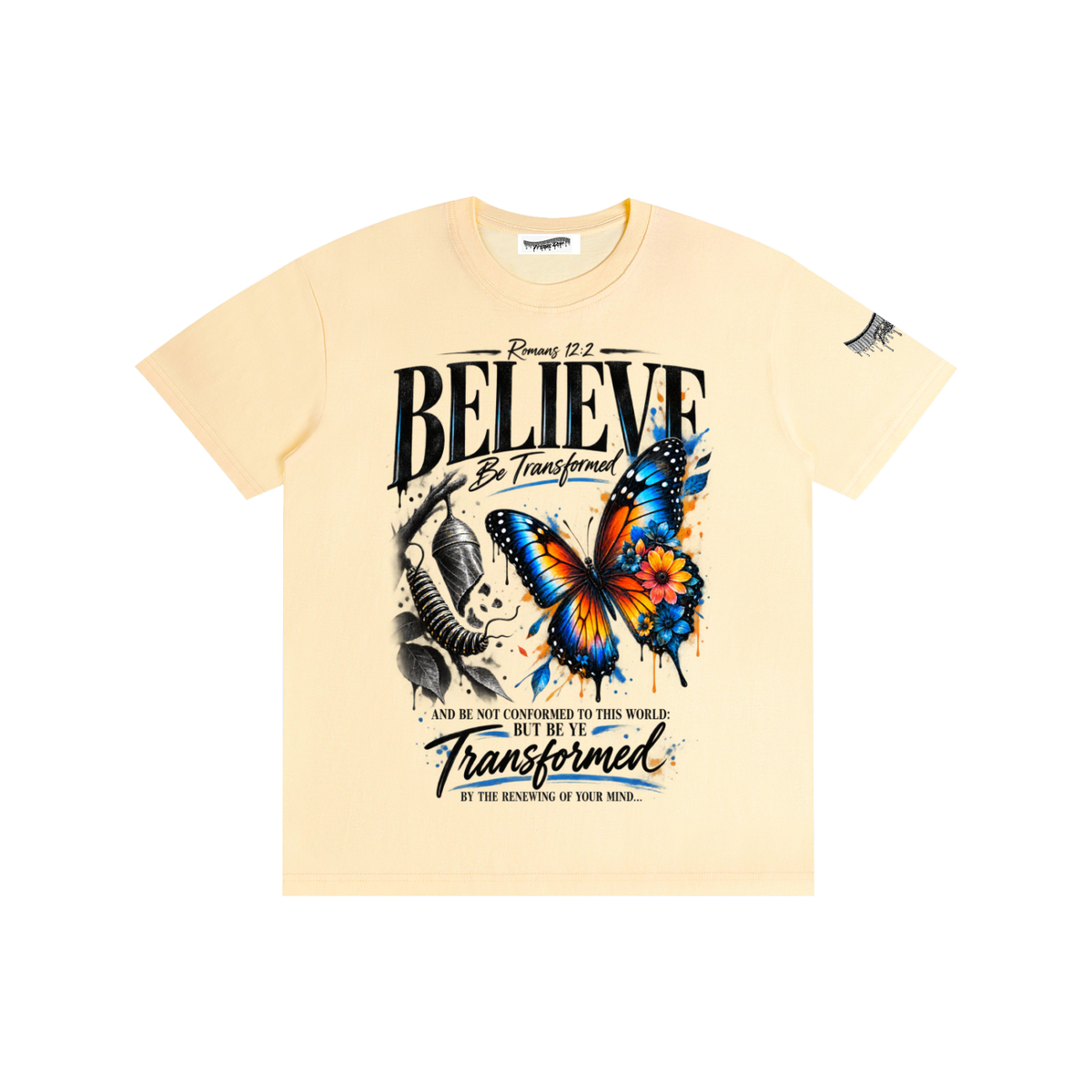 "Believe & Be Transformed" Pure Cotton Unisex T-Shirt