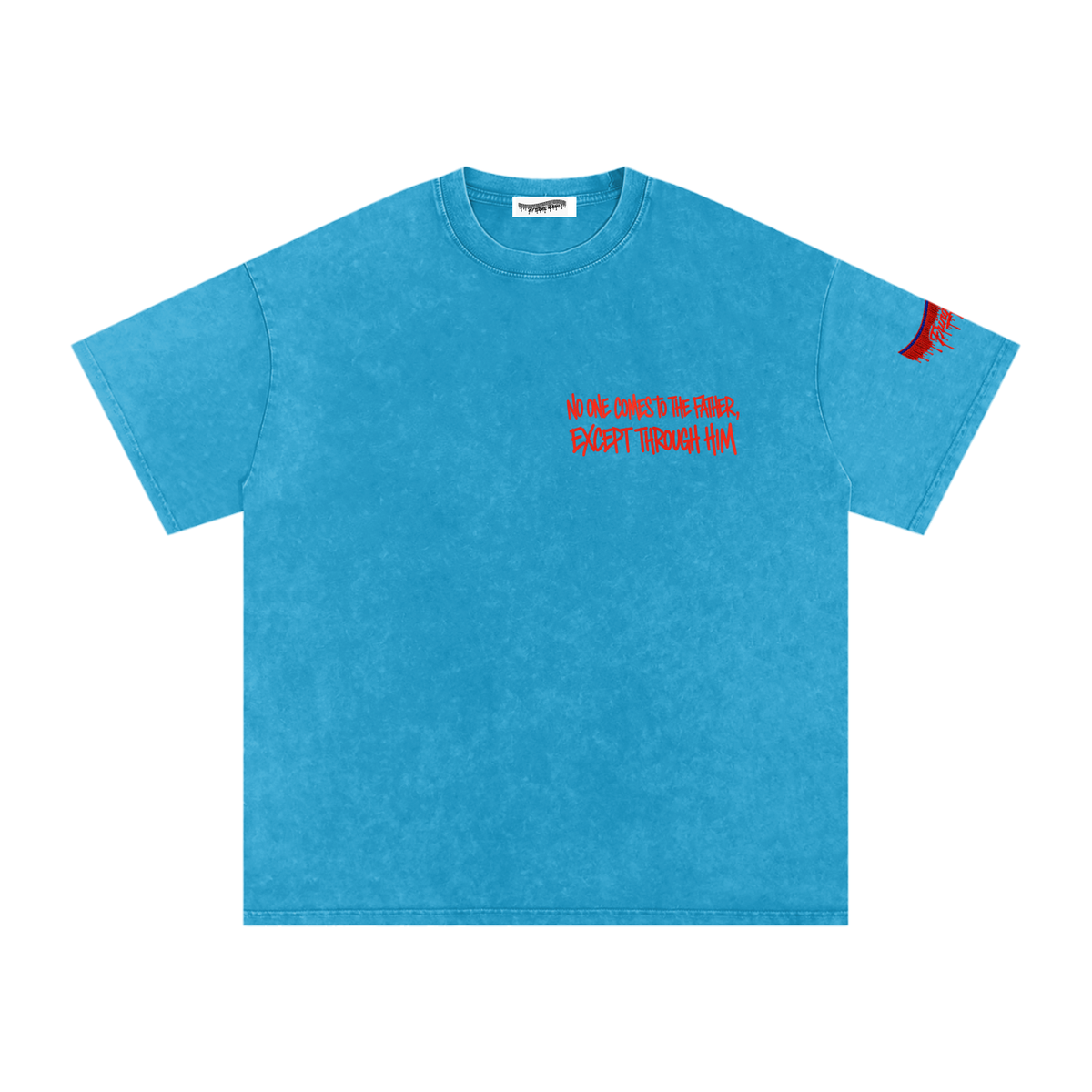 "The Way Tee" Snow Washed Oversized Cotton T-Shirt