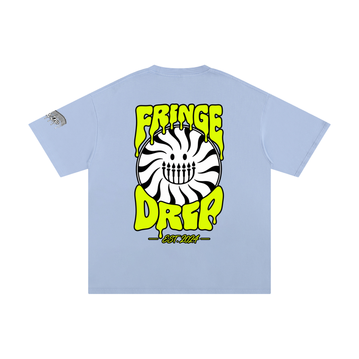 "Wavy Drip Tee" Unisex Pure Cotton T-Shirt