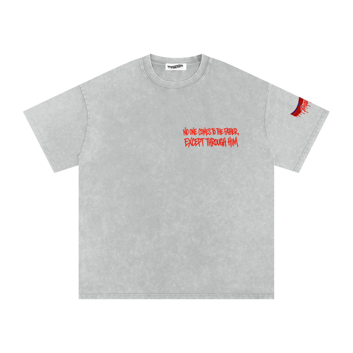 "The Way Tee" Snow Washed Oversized Cotton T-Shirt