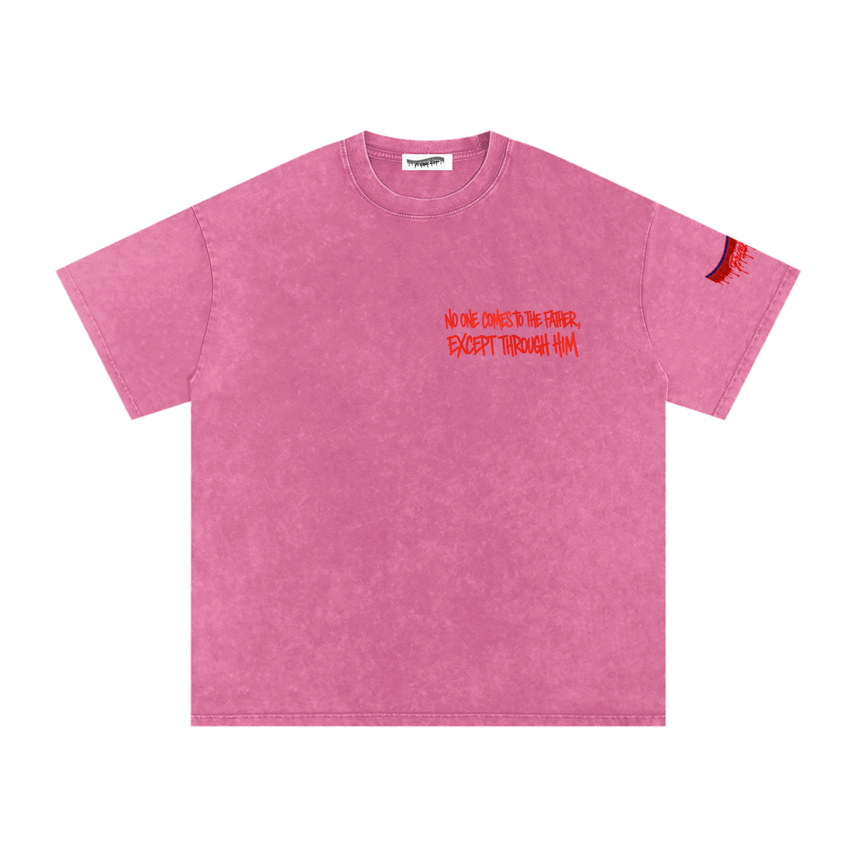 "The Way Tee" Snow Washed Oversized Cotton T-Shirt