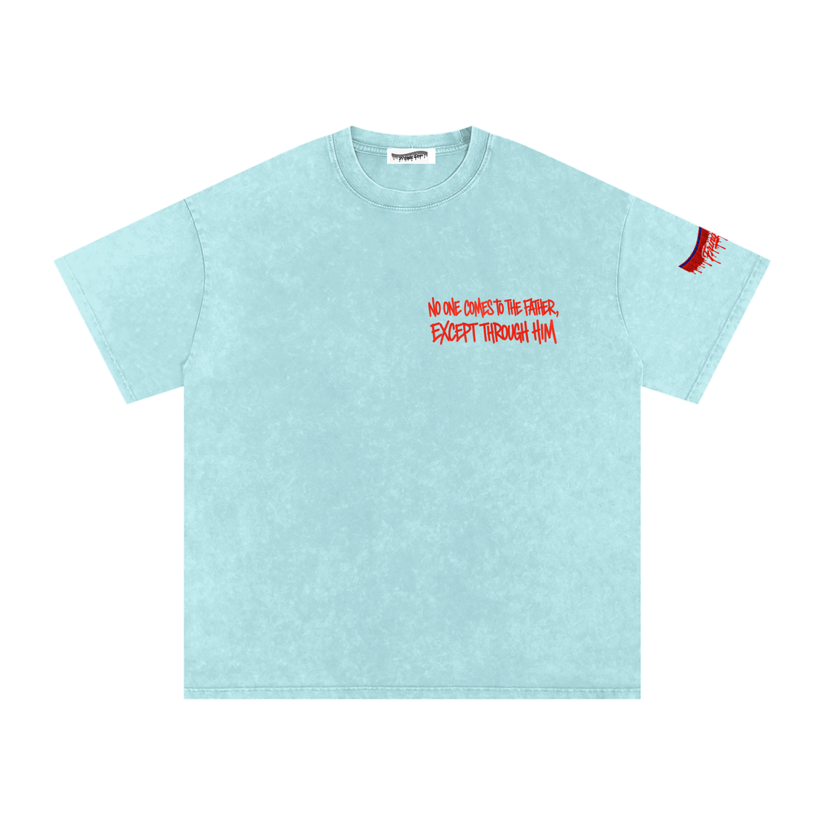 "The Way Tee" Snow Washed Oversized Cotton T-Shirt