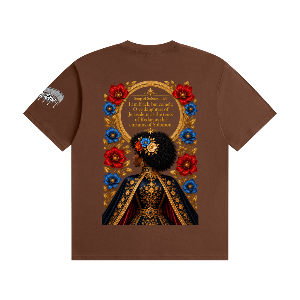 "Song of Solomon 1:5" Unisex Seamless Cotton T-Shirt