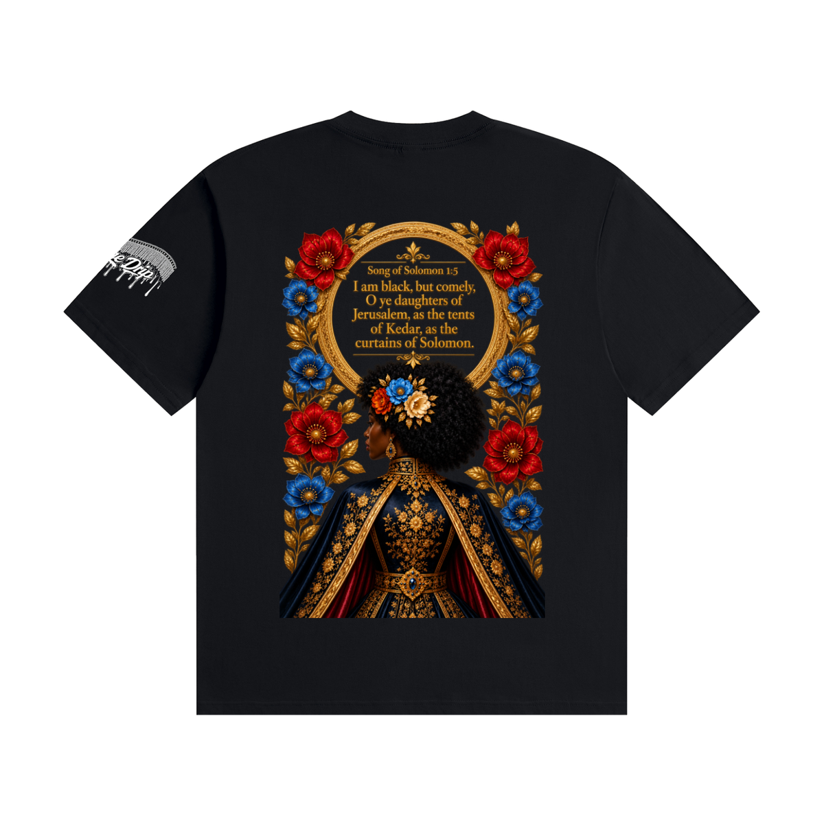 "Song of Solomon 1:5" Unisex Seamless Cotton T-Shirt