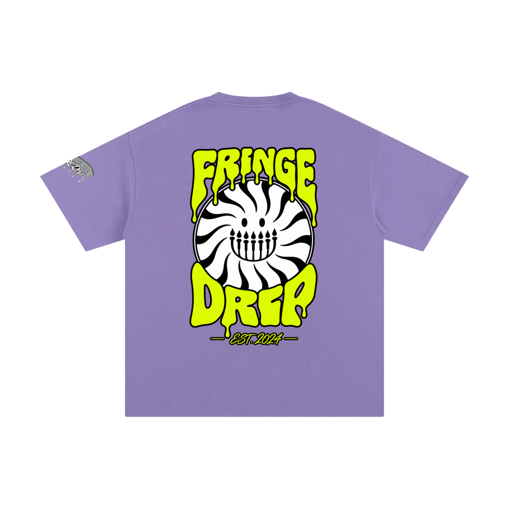"Wavy Drip Tee" Unisex Pure Cotton T-Shirt