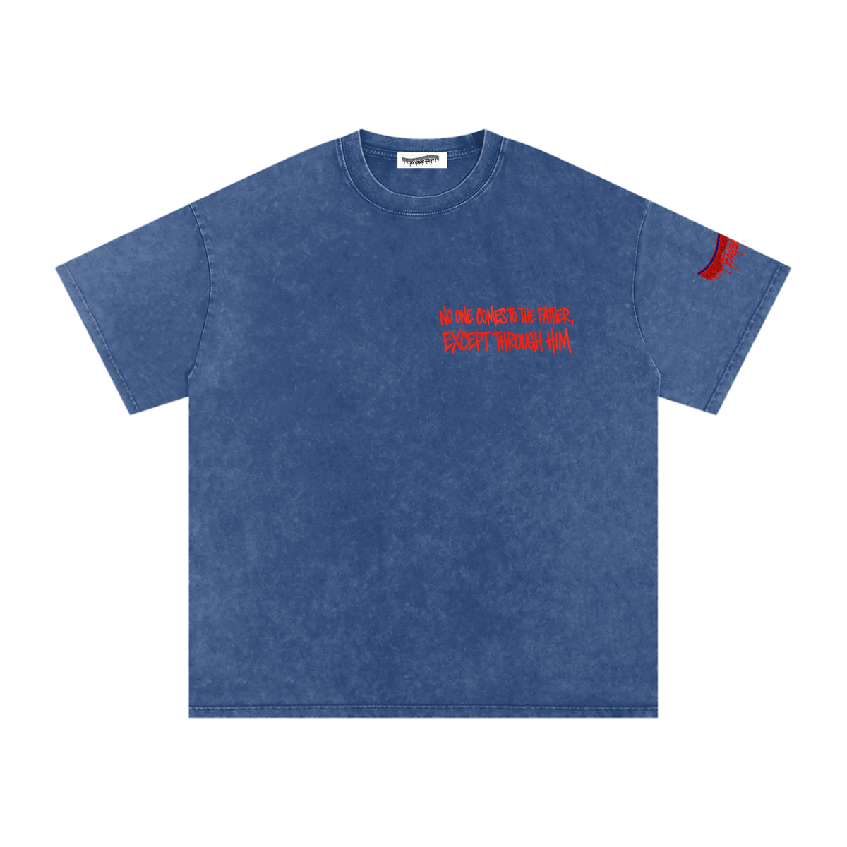 "The Way Tee" Snow Washed Oversized Cotton T-Shirt