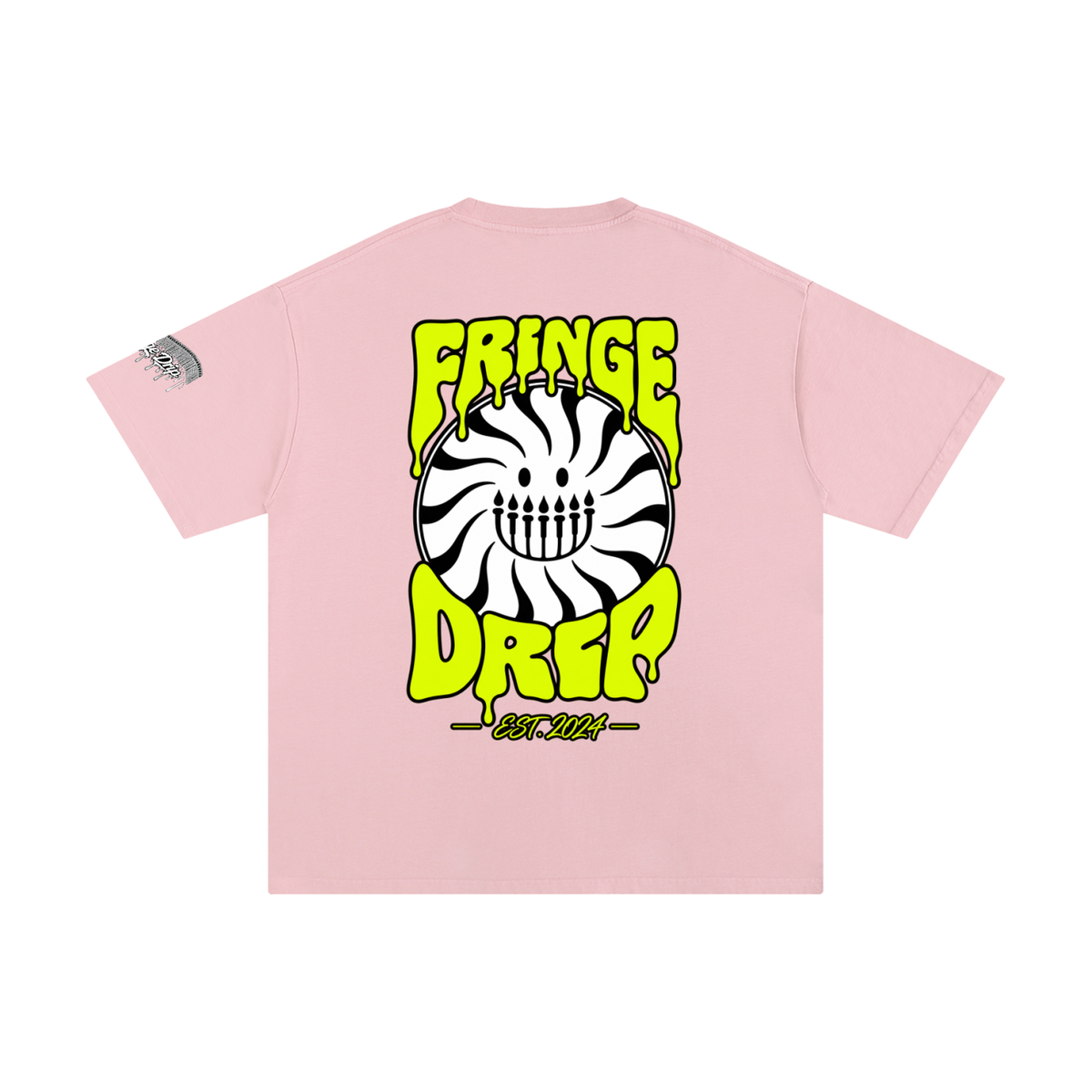 "Wavy Drip Tee" Unisex Pure Cotton T-Shirt
