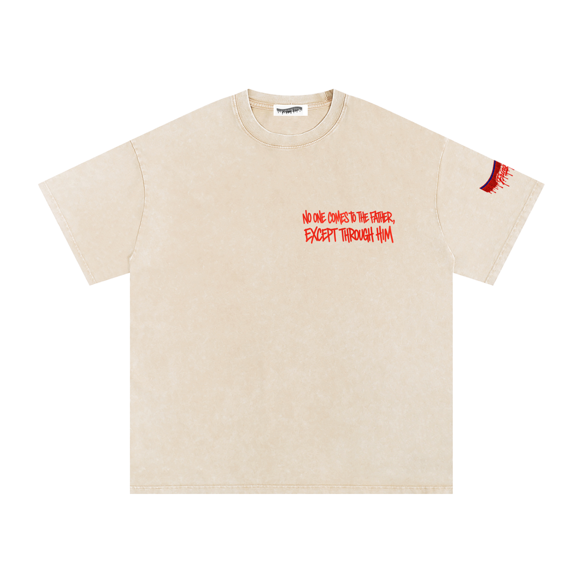 "The Way Tee" Snow Washed Oversized Cotton T-Shirt