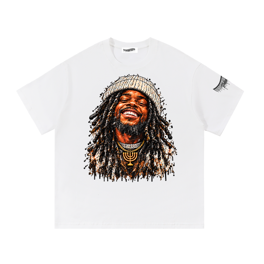 "Happy Is He" Essential Cotton T-Shirt