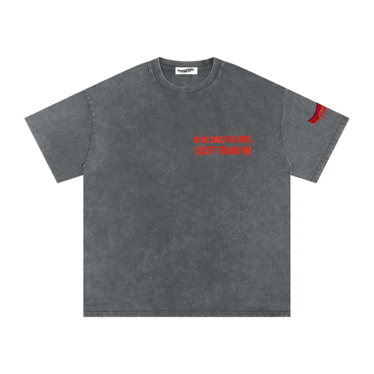 "The Way Tee" Snow Washed Oversized Cotton T-Shirt