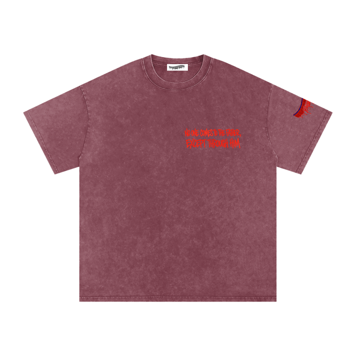 "The Way Tee" Snow Washed Oversized Cotton T-Shirt