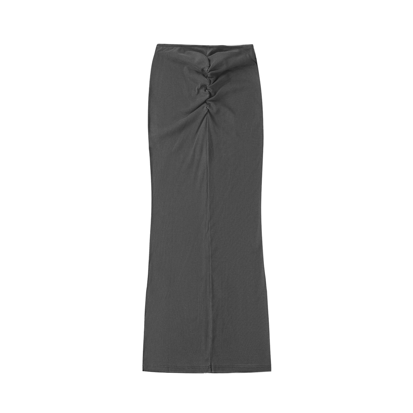"Fear Yahawah Skirt" Dyed Washed Drawstring Maxi Skirt
