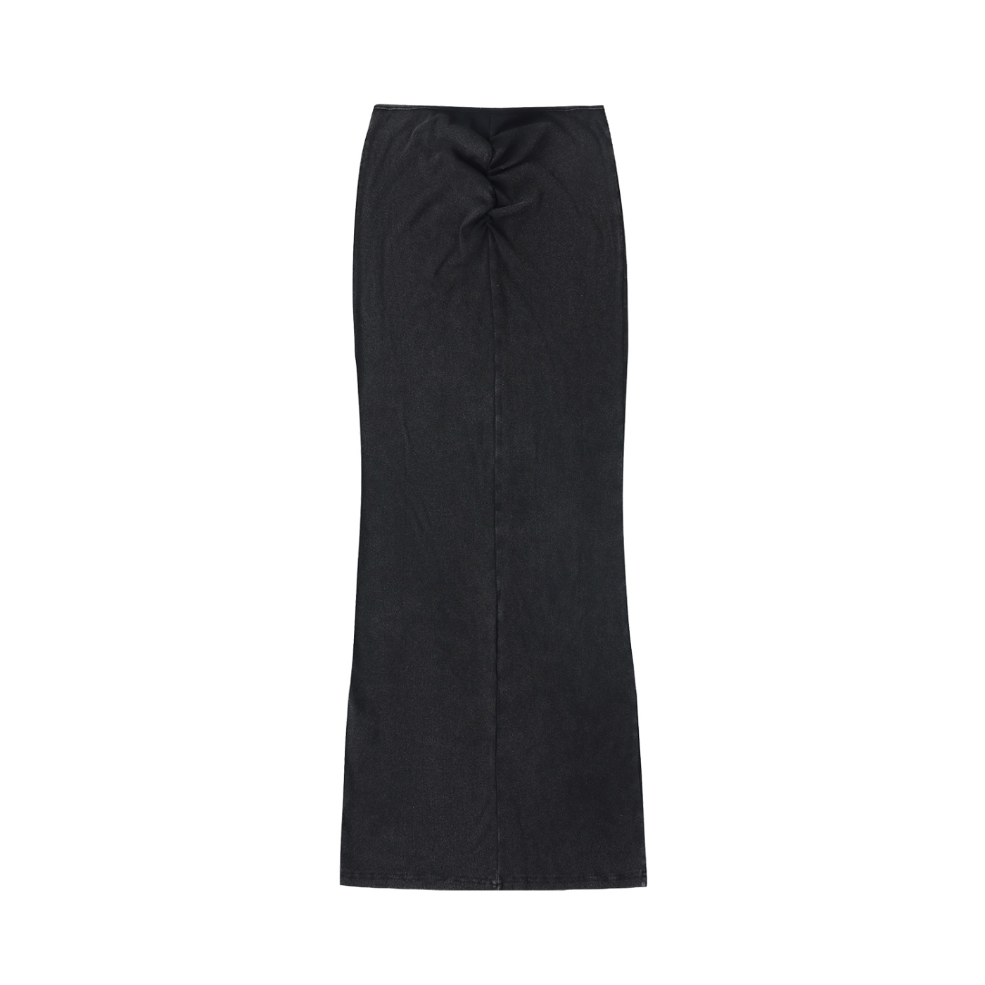 "Fear Yahawah Skirt" Dyed Washed Drawstring Maxi Skirt