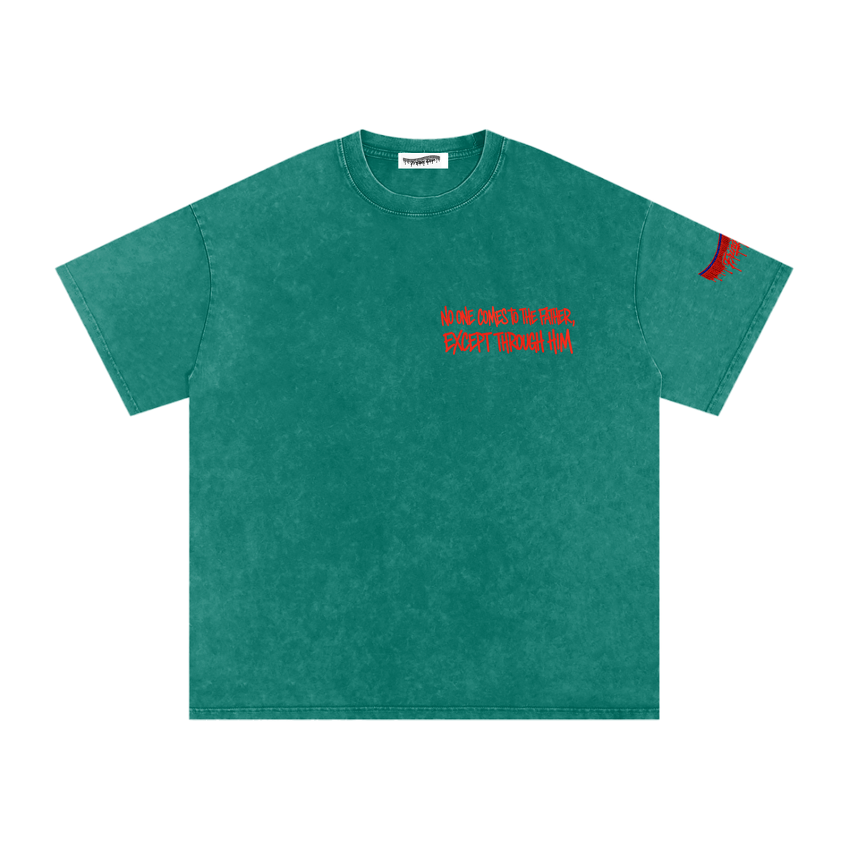 "The Way Tee" Snow Washed Oversized Cotton T-Shirt
