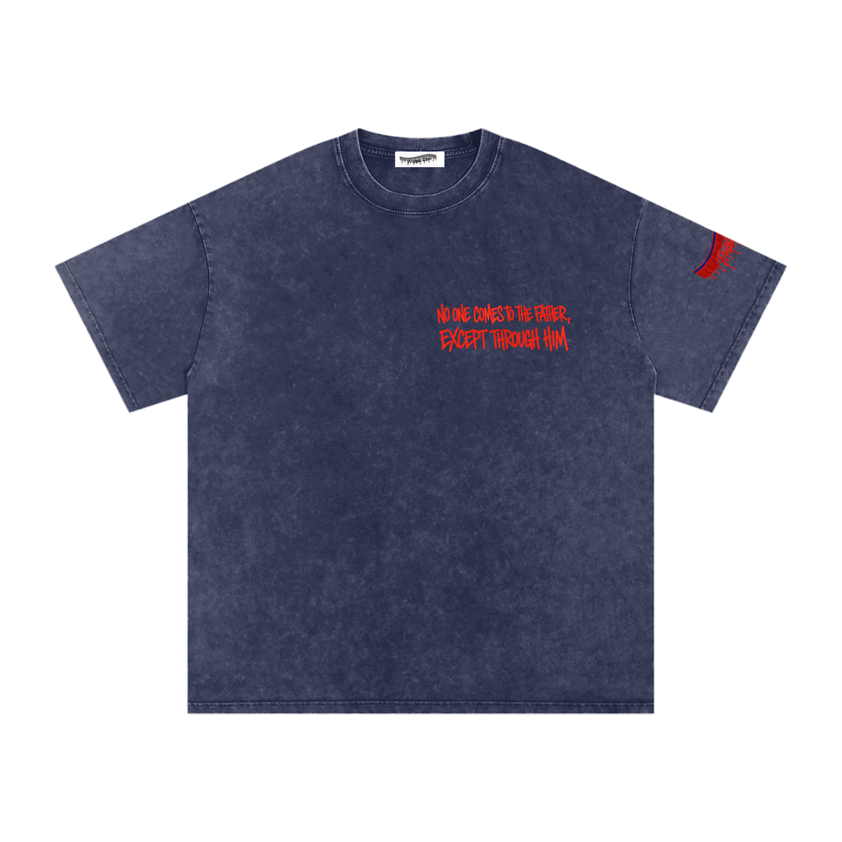 "The Way Tee" Snow Washed Oversized Cotton T-Shirt